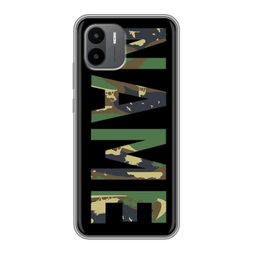 Силиконовый чехол на Xiaomi Redmi A2 с принтом NAME
