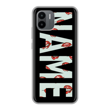 Силиконовый чехол на Xiaomi Redmi A2 с принтом NAME