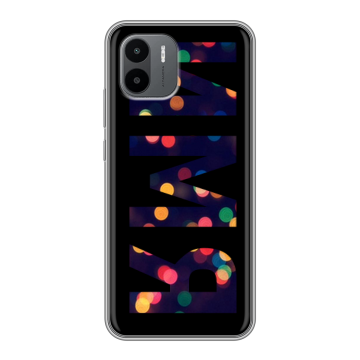 Силиконовый чехол на Xiaomi Redmi A2 с принтом ИМЯ