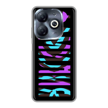 Силиконовый чехол на Infinix Smart 8 HD с принтом ФАМИЛИЯ