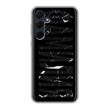 Силиконовый чехол на Samsung Galaxy A35 с принтом ФАМИЛИЯ