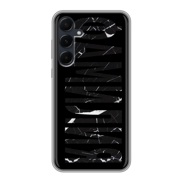 Силиконовый чехол на Samsung Galaxy A55 с принтом ФАМИЛИЯ
