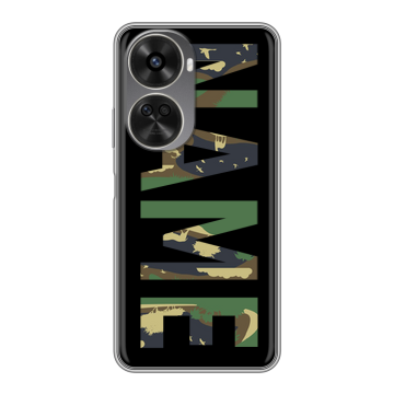 Силиконовый чехол на Huawei Nova 11 SE с принтом NAME