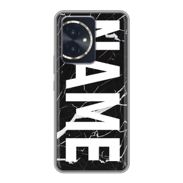 Силиконовый чехол на Honor 100 с принтом NAME