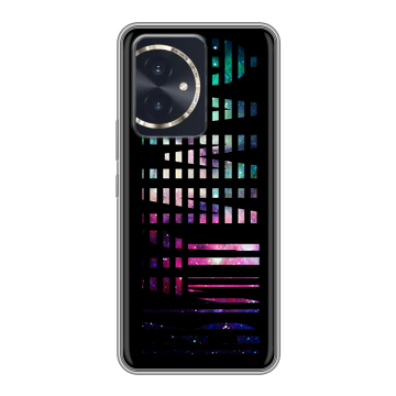 Силиконовый чехол на Honor 100 с принтом ФАМИЛИЯ