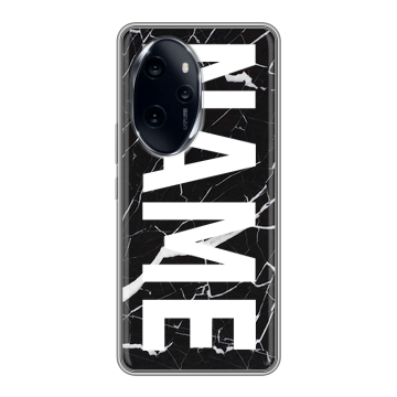 Силиконовый чехол на Honor 100 Pro с принтом NAME