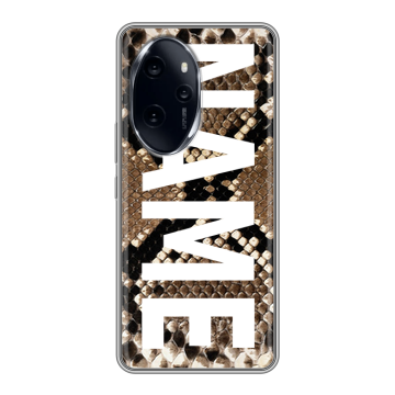 Силиконовый чехол на Honor 100 Pro с принтом NAME