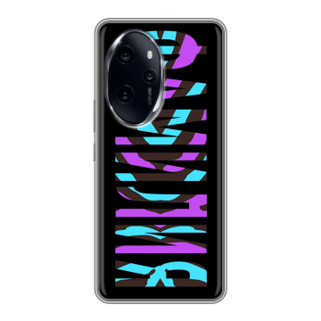 Силиконовый чехол на Honor 100 Pro с принтом ФАМИЛИЯ