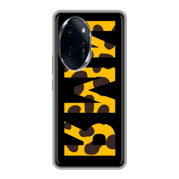 Силиконовый чехол на Honor 100 Pro с принтом ИМЯ