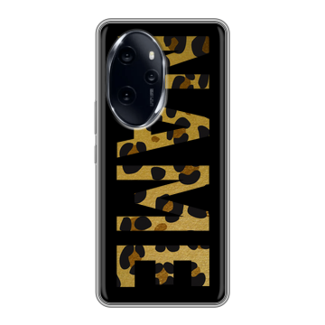 Силиконовый чехол на Honor 100 Pro с принтом NAME