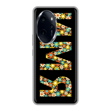 Силиконовый чехол на Honor 100 Pro с принтом ИМЯ