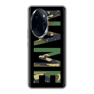 Силиконовый чехол на Honor 100 Pro с принтом NAME