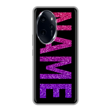 Силиконовый чехол на Honor 100 Pro с принтом NAME