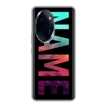 Силиконовый чехол на Honor 100 Pro с принтом NAME