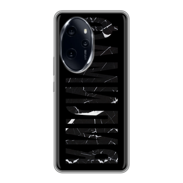 Силиконовый чехол на Honor 100 Pro с принтом ФАМИЛИЯ