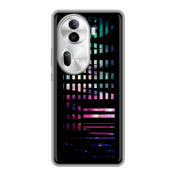 Силиконовый чехол на OPPO Reno 11 Pro с принтом ФАМИЛИЯ