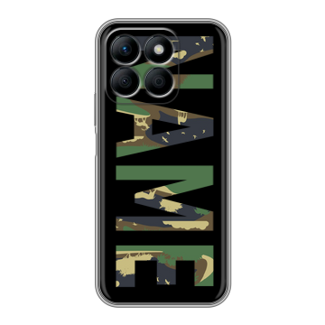 Силиконовый чехол на Honor X8b с принтом NAME