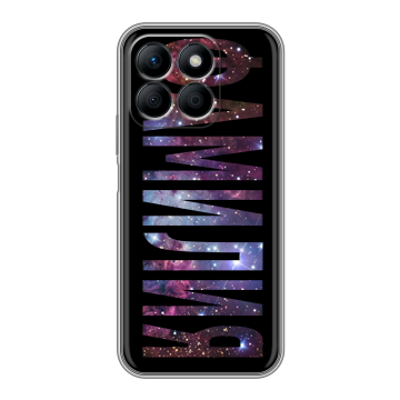 Силиконовый чехол на Honor X8b с принтом ФАМИЛИЯ