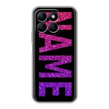 Силиконовый чехол на Honor X8b с принтом NAME