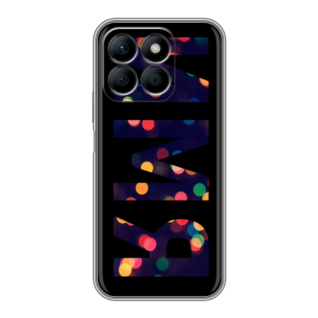 Силиконовый чехол на Honor X8b с принтом ИМЯ