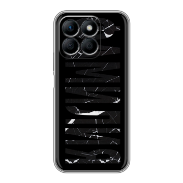 Силиконовый чехол на Honor X8b с принтом ФАМИЛИЯ
