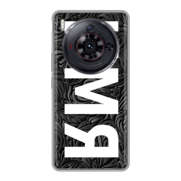 Силиконовый чехол на ZTE Nubia Z50S Pro с принтом ИМЯ