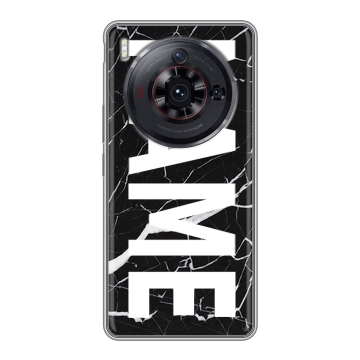 Силиконовый чехол на ZTE Nubia Z50S Pro с принтом NAME