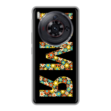 Силиконовый чехол на ZTE Nubia Z50S Pro с принтом ИМЯ