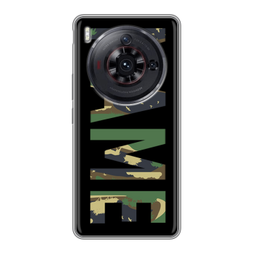 Силиконовый чехол на ZTE Nubia Z50S Pro с принтом NAME