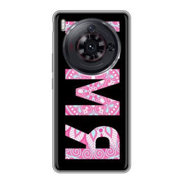 Силиконовый чехол на ZTE Nubia Z50S Pro с принтом ИМЯ
