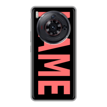 Силиконовый чехол на ZTE Nubia Z50S Pro с принтом NAME