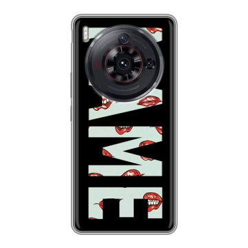 Силиконовый чехол на ZTE Nubia Z50S Pro с принтом NAME