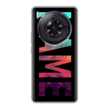 Силиконовый чехол на ZTE Nubia Z50S Pro с принтом NAME
