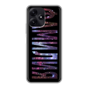 Силиконовый чехол на Xiaomi Poco M6 Pro 5G с принтом ФАМИЛИЯ