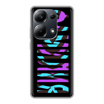Силиконовый чехол на Xiaomi Poco M6 Pro 4G с принтом ФАМИЛИЯ