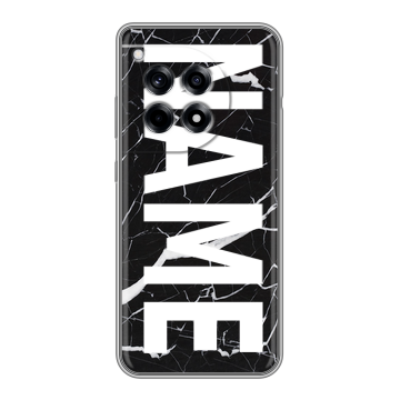 Силиконовый чехол на OnePlus Ace 3 с принтом NAME
