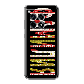 Силиконовый чехол на OnePlus 12R с принтом ФАМИЛИЯ