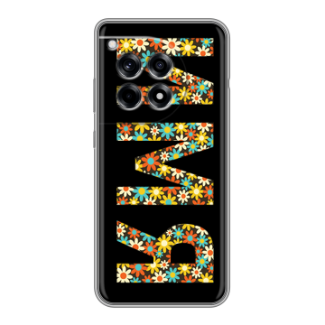 Силиконовый чехол на OnePlus 12R с принтом ИМЯ