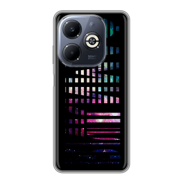Силиконовый чехол на Infinix Smart 8 Plus с принтом ФАМИЛИЯ