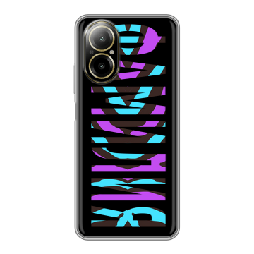 Силиконовый чехол на Realme C67 4G с принтом ФАМИЛИЯ