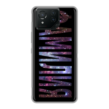 Силиконовый чехол на ASUS ROG Phone 8 с принтом ФАМИЛИЯ