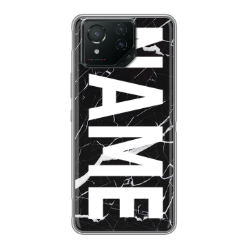 Силиконовый чехол на ASUS ROG Phone 8 Pro с принтом NAME