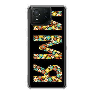 Силиконовый чехол на ASUS ROG Phone 8 Pro с принтом ИМЯ