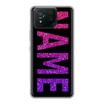 Силиконовый чехол на ASUS ROG Phone 8 Pro с принтом NAME
