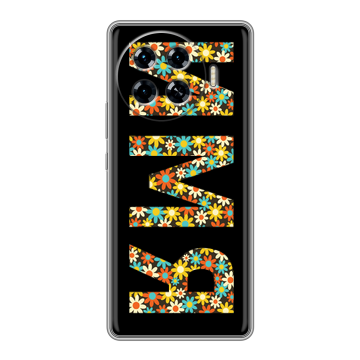 Силиконовый чехол на Tecno Spark 20 Pro Plus с принтом ИМЯ