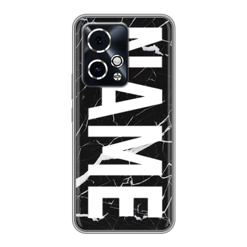 Силиконовый чехол на Honor 90 GT с принтом NAME