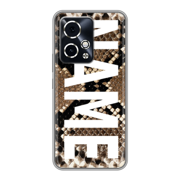 Силиконовый чехол на Honor 90 GT с принтом NAME