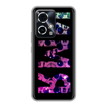 Силиконовый чехол на Honor 90 GT с принтом ИМЯ