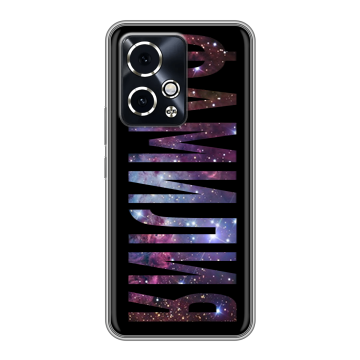 Силиконовый чехол на Honor 90 GT с принтом ФАМИЛИЯ
