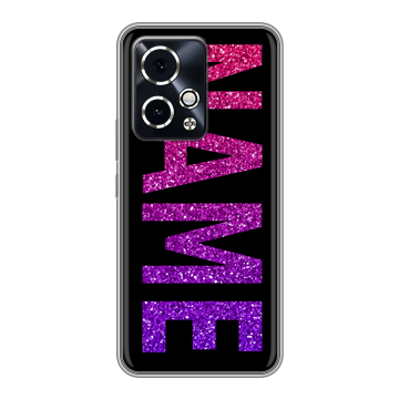 Силиконовый чехол на Honor 90 GT с принтом NAME